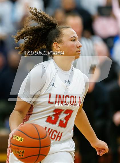 Thumbnail 3 in Lincoln Northeast vs. Lincoln High (HAC Tournament Final) photogallery.