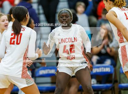 Thumbnail 2 in Lincoln Northeast vs. Lincoln High (HAC Tournament Final) photogallery.