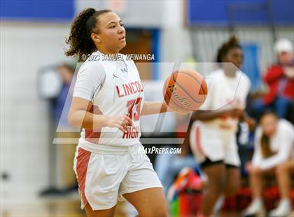 Thumbnail 3 in Lincoln Northeast vs. Lincoln High (HAC Tournament Final) photogallery.