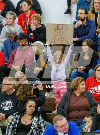 Thumbnail 3 in Lincoln Northeast vs. Lincoln High (HAC Tournament Final) photogallery.