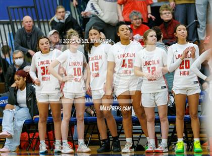 Thumbnail 3 in Lincoln Northeast vs. Lincoln High (HAC Tournament Final) photogallery.