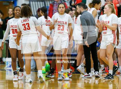 Thumbnail 1 in Lincoln Northeast vs. Lincoln High (HAC Tournament Final) photogallery.