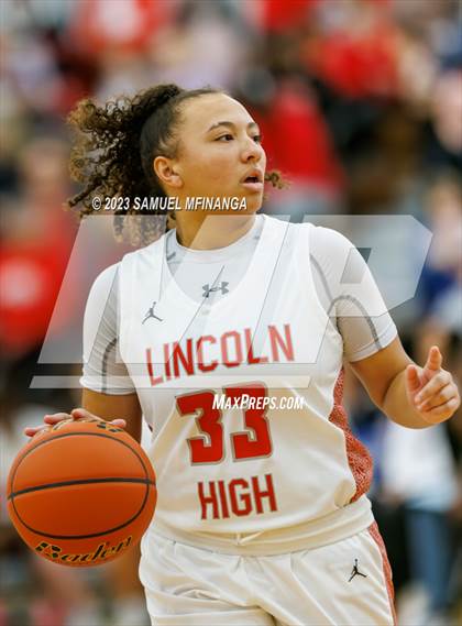 Thumbnail 1 in Lincoln Northeast vs. Lincoln High (HAC Tournament Final) photogallery.