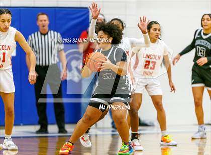 Thumbnail 2 in Lincoln Northeast vs. Lincoln High (HAC Tournament Final) photogallery.