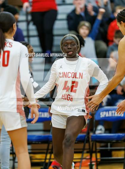 Thumbnail 3 in Lincoln Northeast vs. Lincoln High (HAC Tournament Final) photogallery.