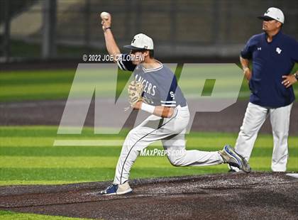 Thumbnail 1 in Reagan [Ronald] vs Smithson Valley (UIL 6A Region 4 Baseball Quarterfinal) photogallery.