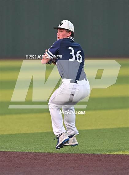 Thumbnail 1 in Reagan [Ronald] vs Smithson Valley (UIL 6A Region 4 Baseball Quarterfinal) photogallery.