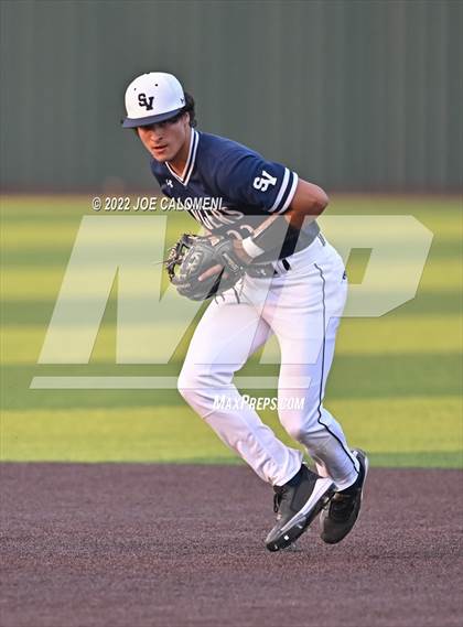 Thumbnail 3 in Reagan [Ronald] vs Smithson Valley (UIL 6A Region 4 Baseball Quarterfinal) photogallery.
