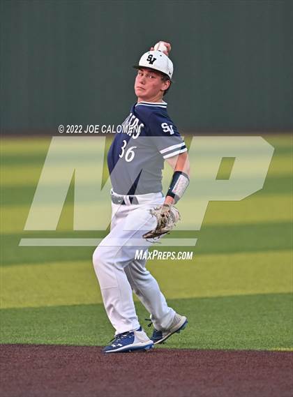 Thumbnail 2 in Reagan [Ronald] vs Smithson Valley (UIL 6A Region 4 Baseball Quarterfinal) photogallery.