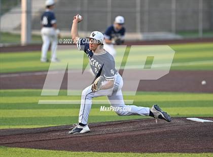 Thumbnail 3 in Reagan [Ronald] vs Smithson Valley (UIL 6A Region 4 Baseball Quarterfinal) photogallery.