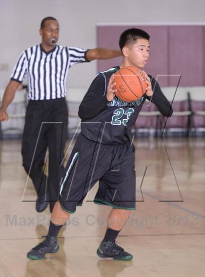 Thumbnail 2 in Orangewood Academy vs Capital Christian (MaxPreps Holiday Classic) photogallery.