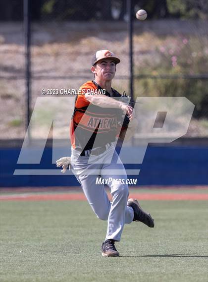Thumbnail 2 in Athenian vs St. Vincent de Paul (CIF NCS Division 5 Semifinal) photogallery.
