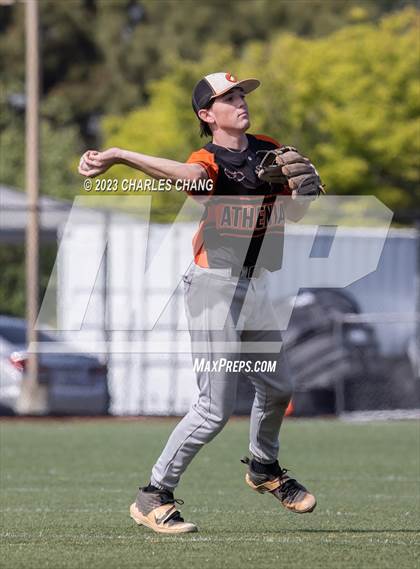 Thumbnail 3 in Athenian vs St. Vincent de Paul (CIF NCS Division 5 Semifinal) photogallery.