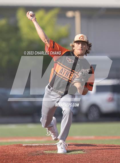 Thumbnail 2 in Athenian vs St. Vincent de Paul (CIF NCS Division 5 Semifinal) photogallery.