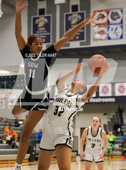 Thumbnail 3 in South Bend Washington vs. Noblesville (Sneakers for Santa Shootout) photogallery.