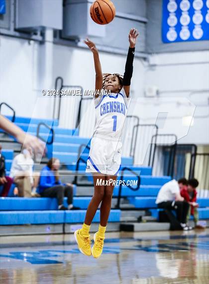 Thumbnail 2 in Harvard-Westlake vs Crenshaw (Riptide GBB Showcase) photogallery.