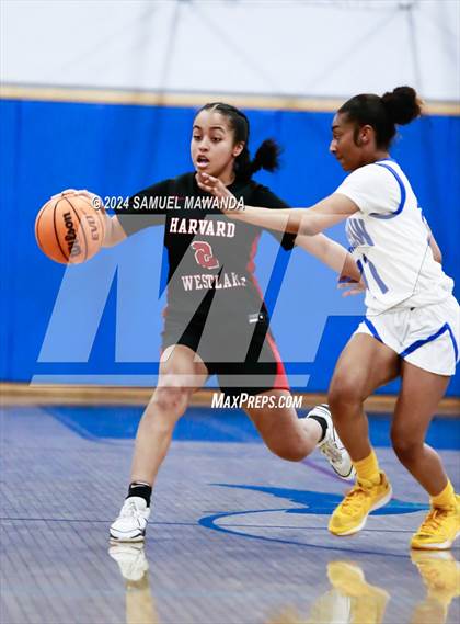 Thumbnail 1 in Harvard-Westlake vs Crenshaw (Riptide GBB Showcase) photogallery.