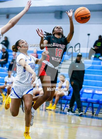 Thumbnail 1 in Harvard-Westlake vs Crenshaw (Riptide GBB Showcase) photogallery.