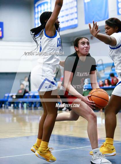 Thumbnail 3 in Harvard-Westlake vs Crenshaw (Riptide GBB Showcase) photogallery.