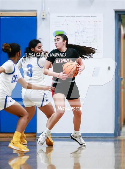 Thumbnail 2 in Harvard-Westlake vs Crenshaw (Riptide GBB Showcase) photogallery.