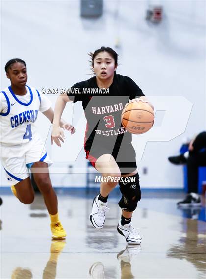 Thumbnail 3 in Harvard-Westlake vs Crenshaw (Riptide GBB Showcase) photogallery.