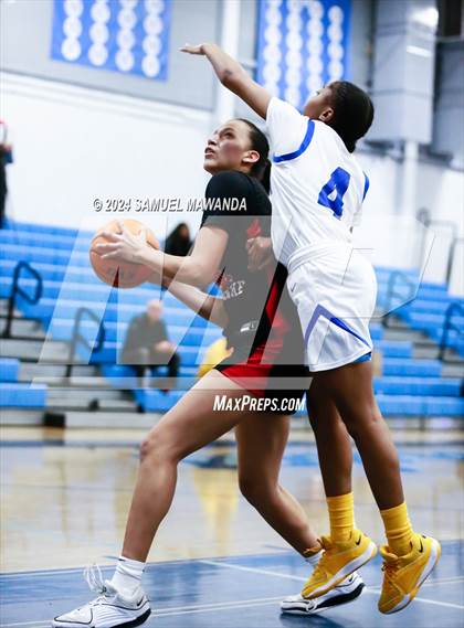 Thumbnail 2 in Harvard-Westlake vs Crenshaw (Riptide GBB Showcase) photogallery.