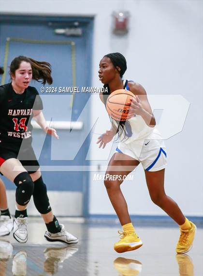 Thumbnail 1 in Harvard-Westlake vs Crenshaw (Riptide GBB Showcase) photogallery.