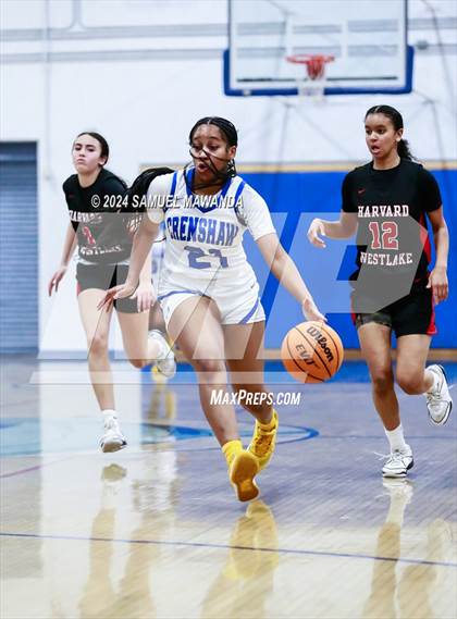 Thumbnail 1 in Harvard-Westlake vs Crenshaw (Riptide GBB Showcase) photogallery.