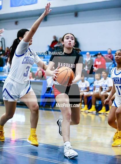 Thumbnail 2 in Harvard-Westlake vs Crenshaw (Riptide GBB Showcase) photogallery.