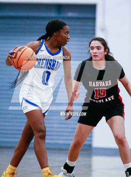 Thumbnail 2 in Harvard-Westlake vs Crenshaw (Riptide GBB Showcase) photogallery.
