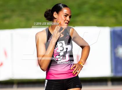 Thumbnail 2 in CIF State Track and Field Championships (Girls Running Events - Day 1) photogallery.