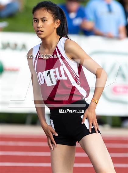 Thumbnail 3 in CIF State Track and Field Championships (Girls Running Events - Day 1) photogallery.