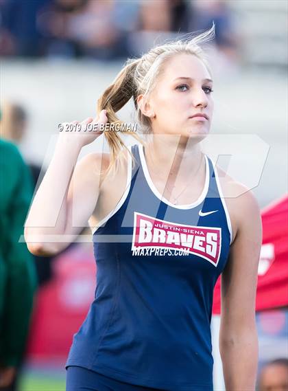 Thumbnail 1 in CIF State Track and Field Championships (Girls Running Events - Day 1) photogallery.