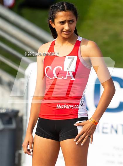Thumbnail 2 in CIF State Track and Field Championships (Girls Running Events - Day 1) photogallery.