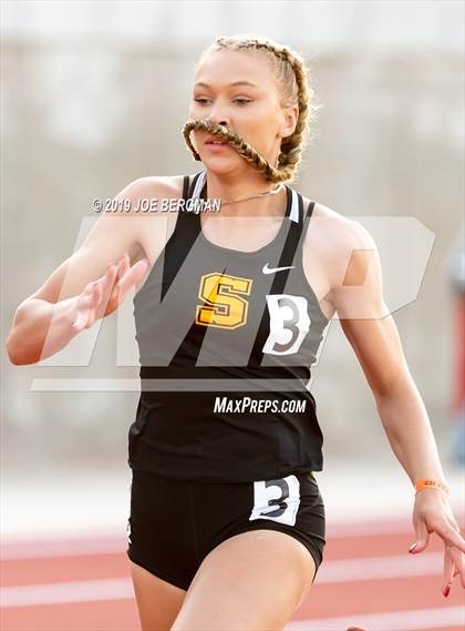 Thumbnail 1 in CIF State Track and Field Championships (Girls Running Events - Day 1) photogallery.