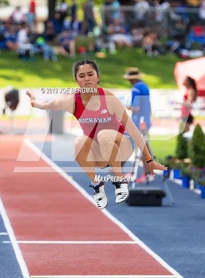 Thumbnail 1 in CIF State Track and Field Championships (Girls Running Events - Day 1) photogallery.
