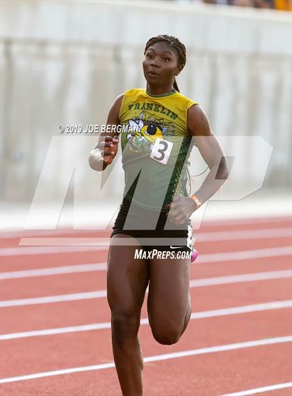 Thumbnail 2 in CIF State Track and Field Championships (Girls Running Events - Day 1) photogallery.