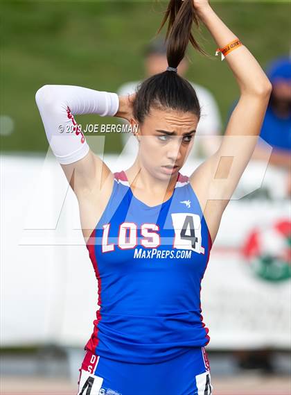 Thumbnail 2 in CIF State Track and Field Championships (Girls Running Events - Day 1) photogallery.