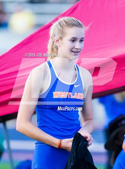 Thumbnail 2 in CIF State Track and Field Championships (Girls Running Events - Day 1) photogallery.