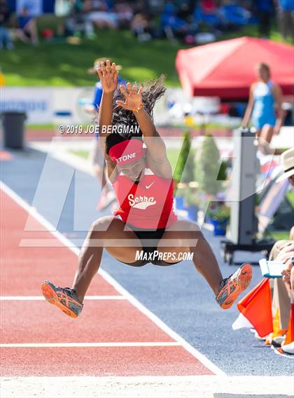 Thumbnail 1 in CIF State Track and Field Championships (Girls Running Events - Day 1) photogallery.