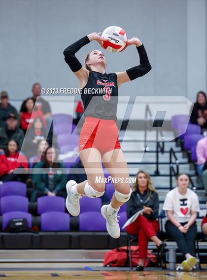 Thumbnail 1 in Chisum vs. Pottsboro (UIL 3A Volleyball Bi-District) photogallery.