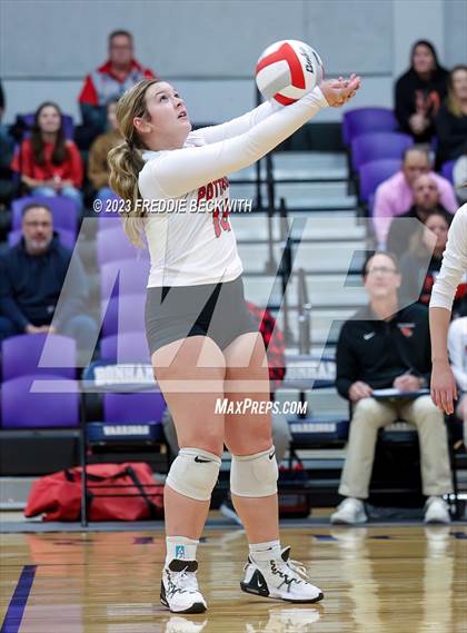 Thumbnail 2 in Chisum vs. Pottsboro (UIL 3A Volleyball Bi-District) photogallery.