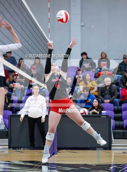 Thumbnail 1 in Chisum vs. Pottsboro (UIL 3A Volleyball Bi-District) photogallery.