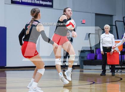 Thumbnail 2 in Chisum vs. Pottsboro (UIL 3A Volleyball Bi-District) photogallery.