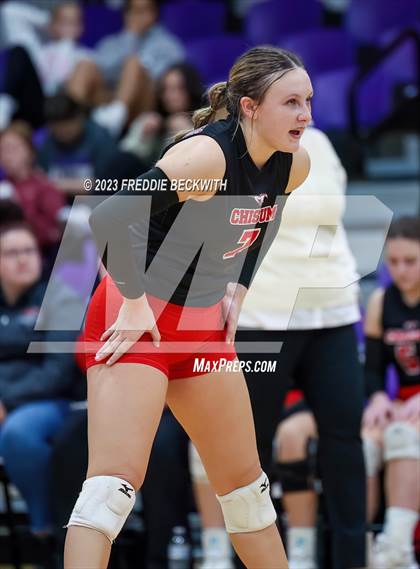 Thumbnail 2 in Chisum vs. Pottsboro (UIL 3A Volleyball Bi-District) photogallery.