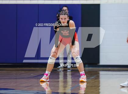 Thumbnail 3 in Chisum vs. Pottsboro (UIL 3A Volleyball Bi-District) photogallery.