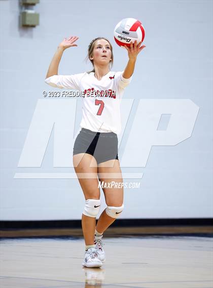 Thumbnail 1 in Chisum vs. Pottsboro (UIL 3A Volleyball Bi-District) photogallery.