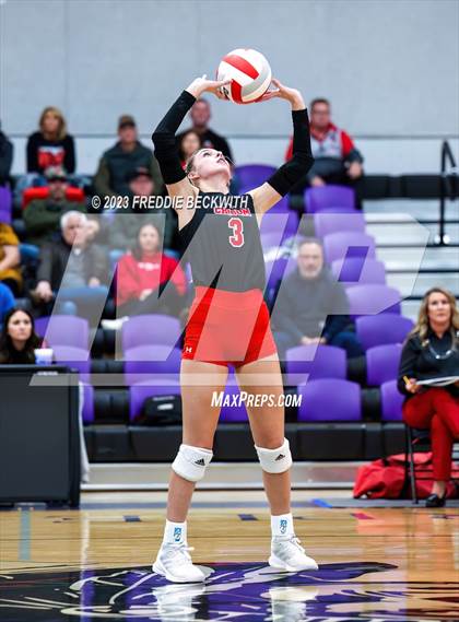 Thumbnail 1 in Chisum vs. Pottsboro (UIL 3A Volleyball Bi-District) photogallery.