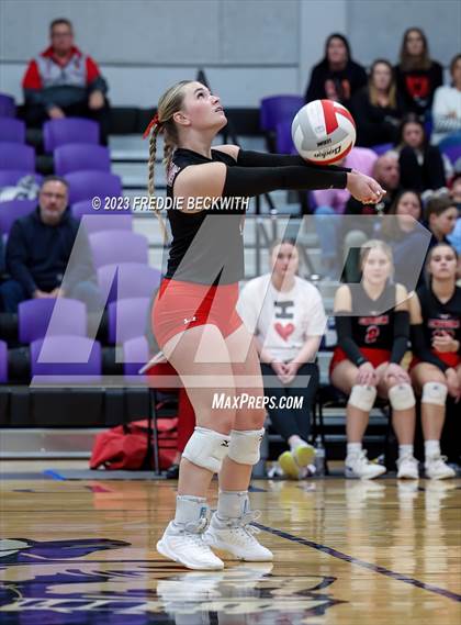 Thumbnail 3 in Chisum vs. Pottsboro (UIL 3A Volleyball Bi-District) photogallery.