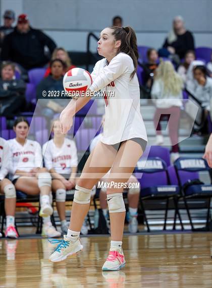 Thumbnail 1 in Chisum vs. Pottsboro (UIL 3A Volleyball Bi-District) photogallery.